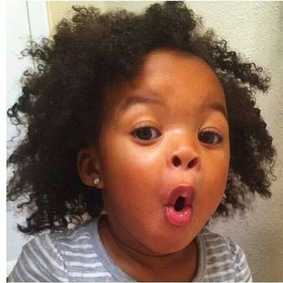 Cutie baby black girl