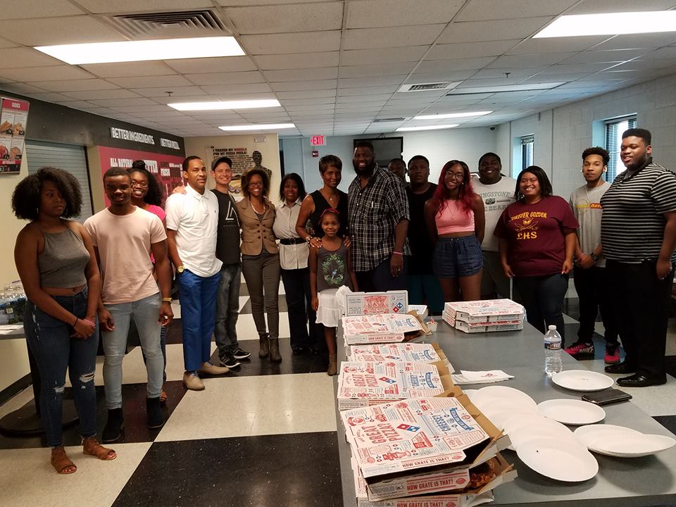 Group pic post event on 092317 Livingstone College Building Your Foundation